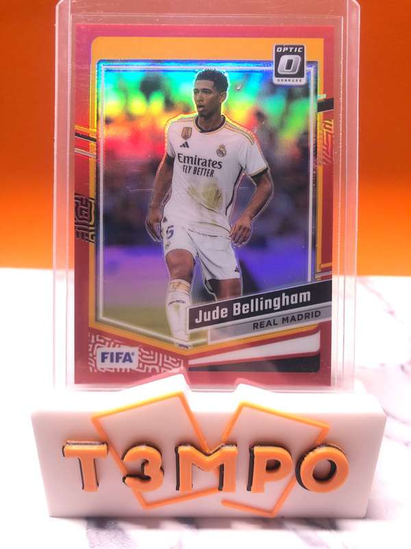 Jude Belingham NUMBERED /299 RED Donruss 2023-2024 Soccer trading card