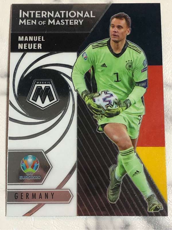 Manuel Neur International men of Mastery Mosaic Euros 2020 Soccer trading card
