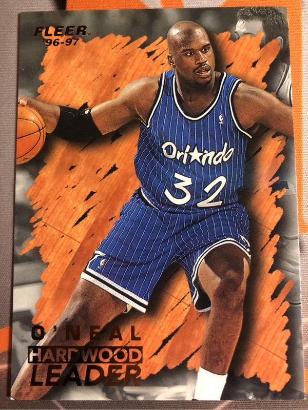 Shaquille Oneal NBA Skybox 1996 basketball trading card