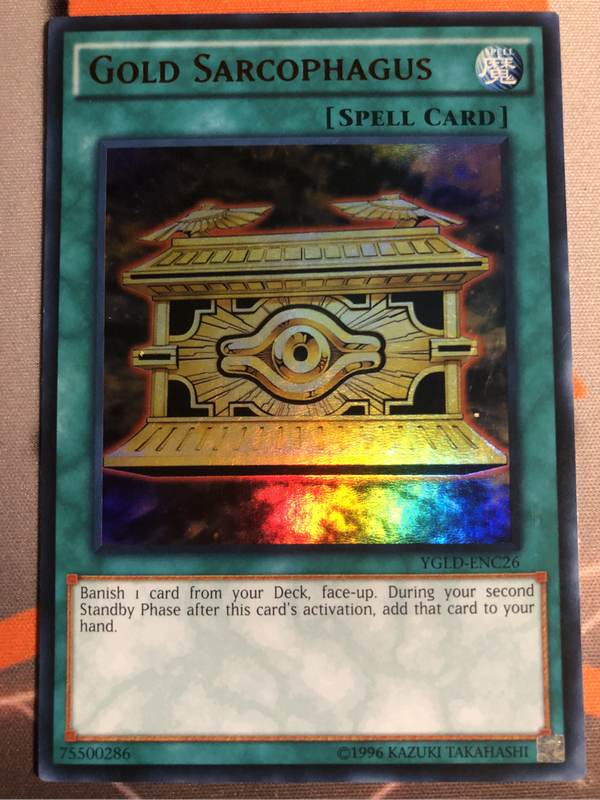Gold Sarcophagus YGLD-EN26 YuGiOh trading card