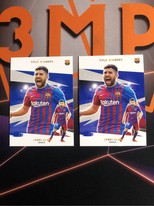 Jordi Alba RARE soccer trading card 