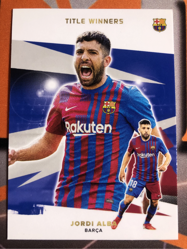 Jordi Alba RARE soccer trading card 