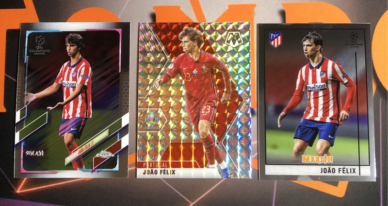 Joao Felix BUNDLE of 3 rare DISCOUNTED Soccer trading cards