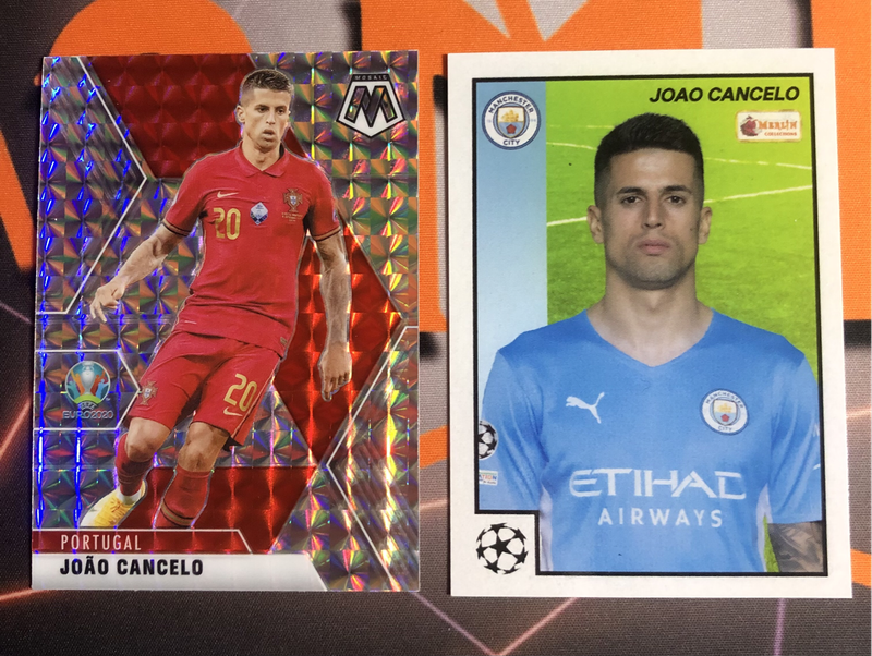 Joao Cancelo BUNDLE of 2 rare DISCOUNTED Soccer trading cards