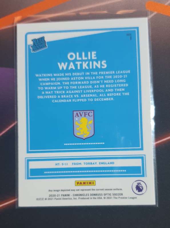 Ollie Watkins Rated Rookie 2020-21