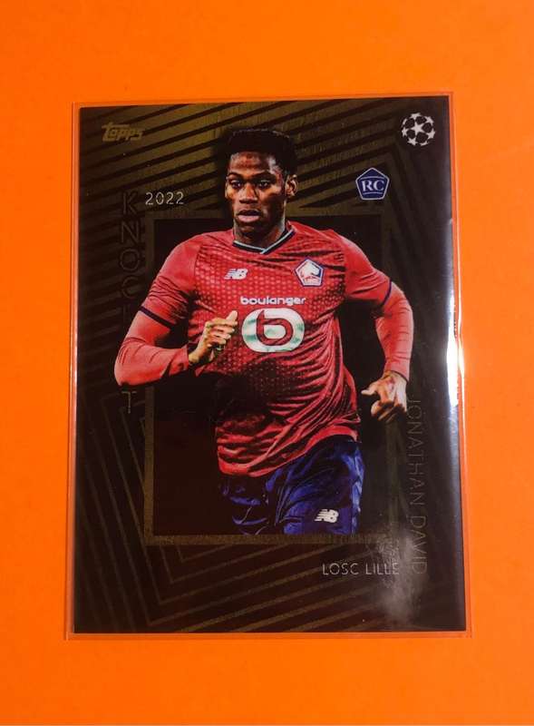 Jonathan David ROOKIE Topps 2022 Soccer trading card