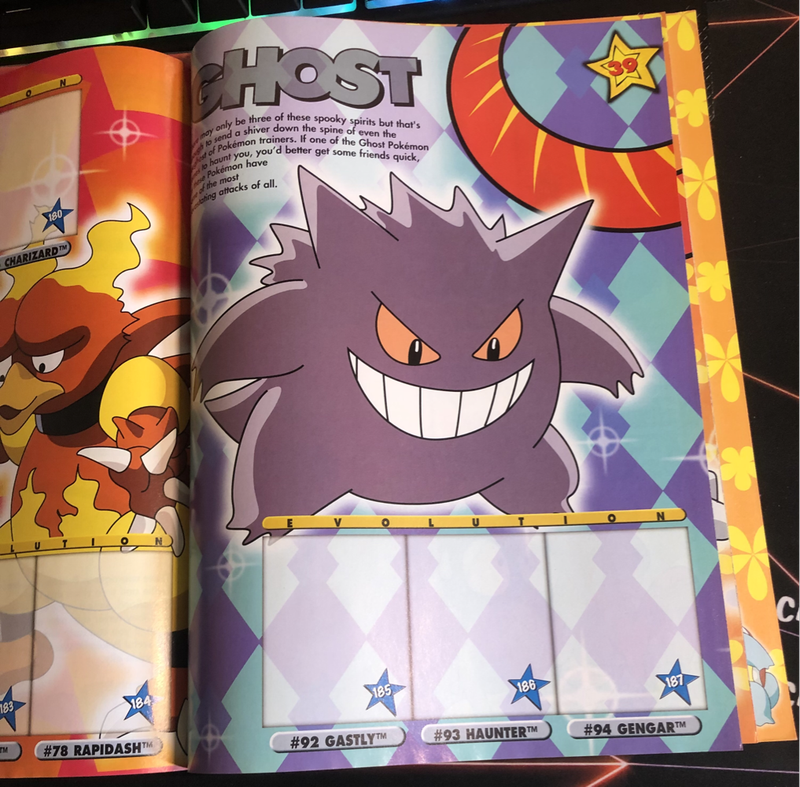 VINTAGE Pokemon Topps Merlin 1999 Series 1 SUPER rare EMPTY  Sticker album (EXCELLENT Condition)