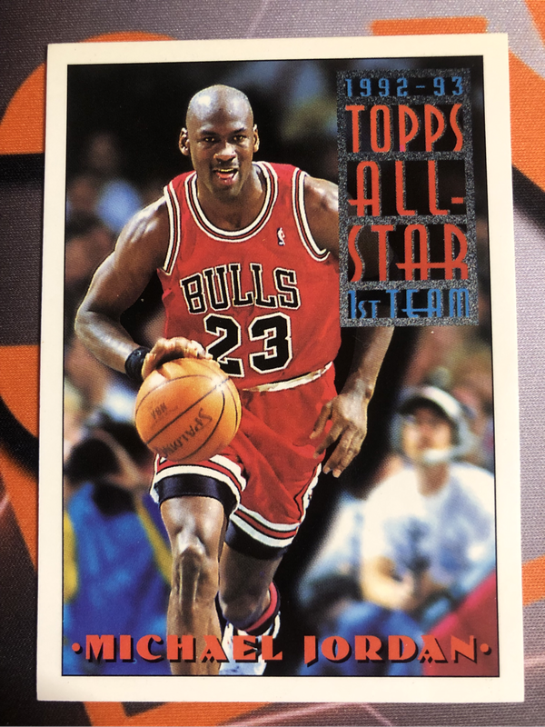 Michael Jordan Topps 1992 NBA VINTAGE All star 1st team  basketball trading card