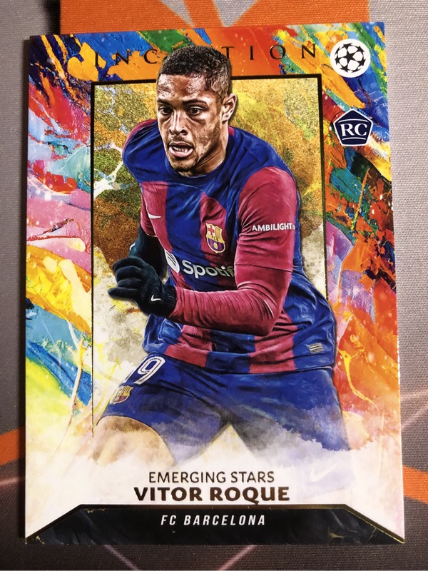 Victor Roque ROOKIE Topps INCEPTION Soccer trading card