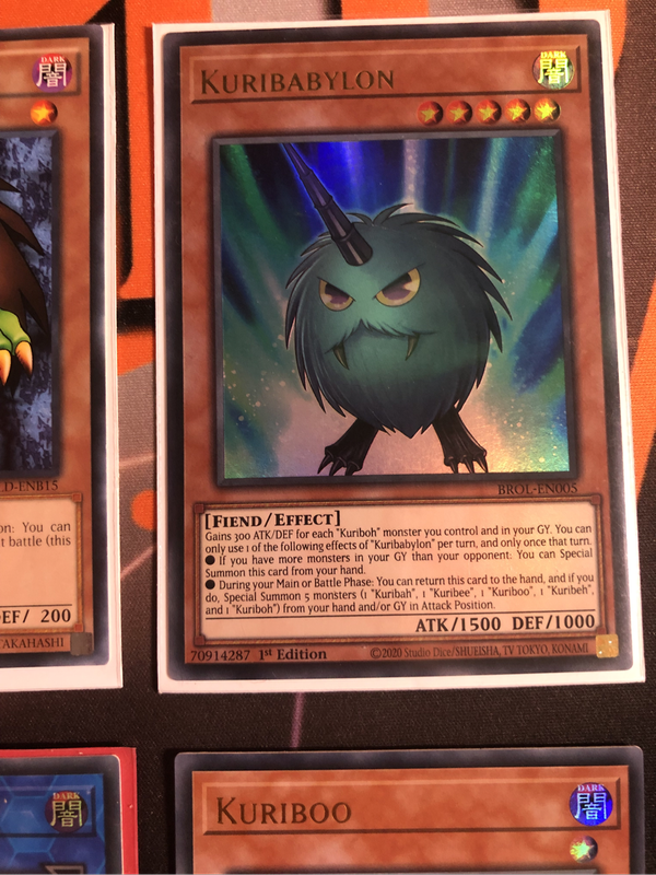 RARE Kuriboh Bundle of 6 Yugioh trading cards
