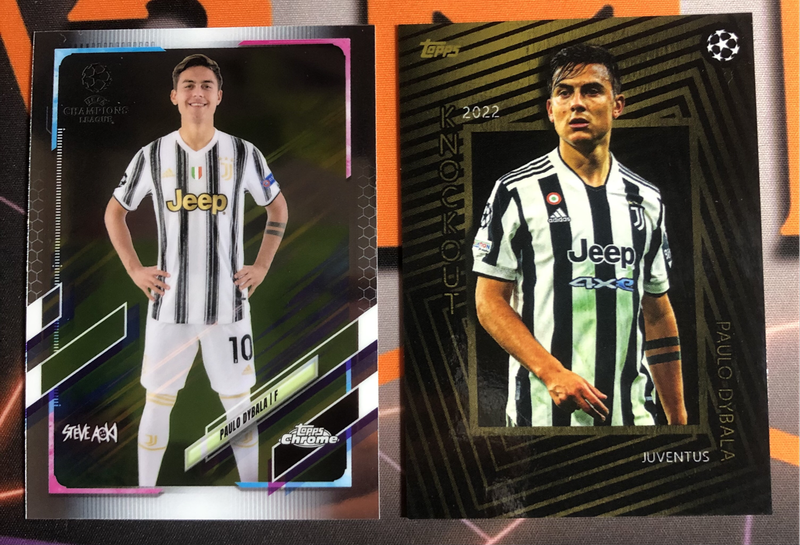 Paulo Dybala BUNDLE of 2 rare DISCOUNTED Soccer trading cards