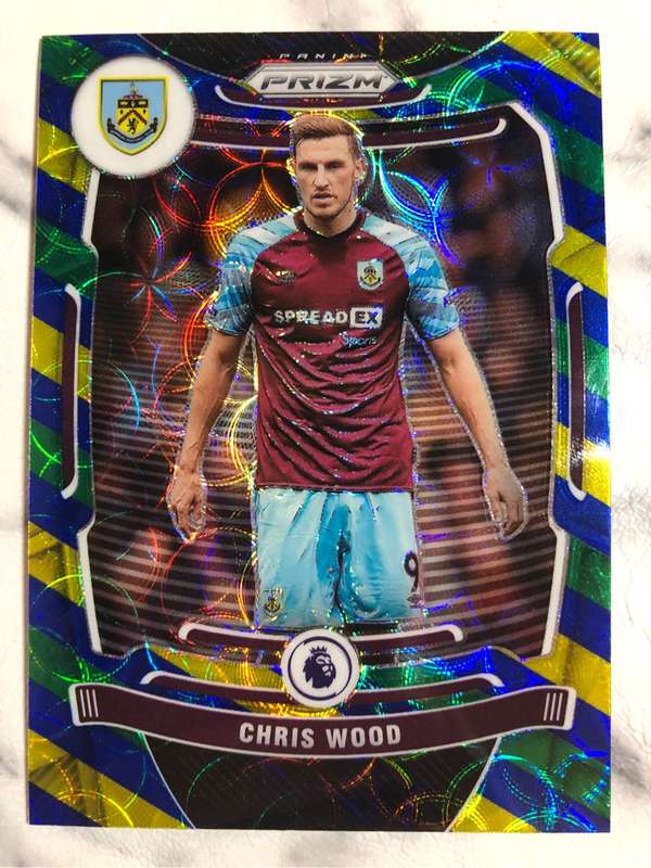 Chris Wood SUPER Rare Choice Exclusive Prizm 2021 Soccer Trading card