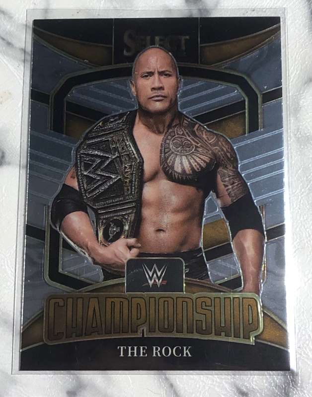 The Rock CHAMPIONSHIP WWE Select trading card