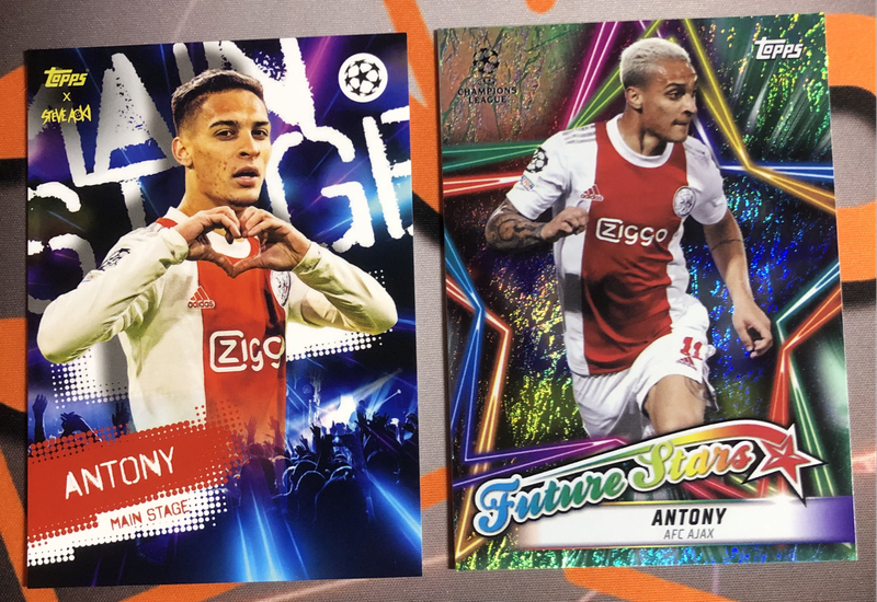 Antony RARE Bundle of 2 Soccer trading cards