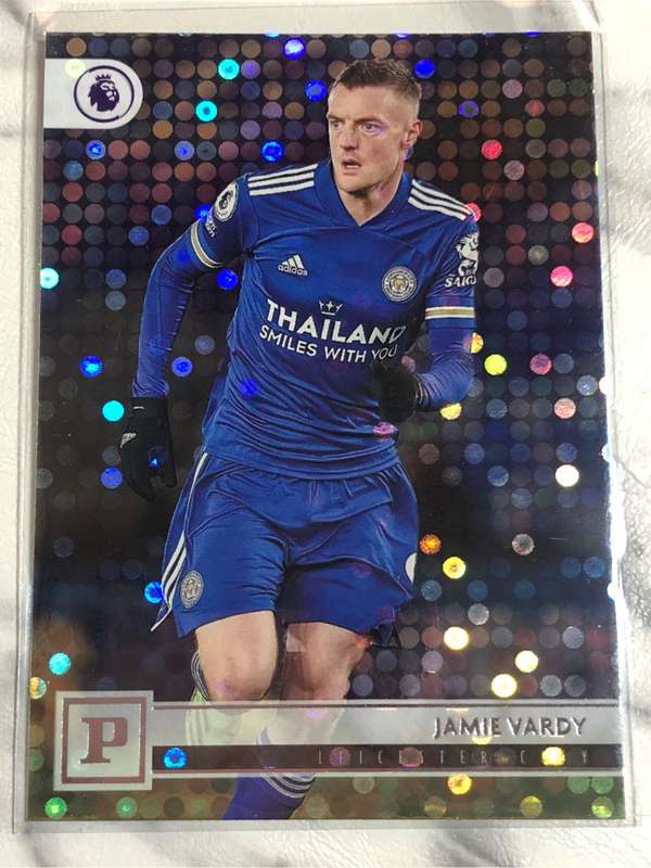 Jamie Vardy RARE speckle variant 2020 Panini Chronicles Soccer trading card