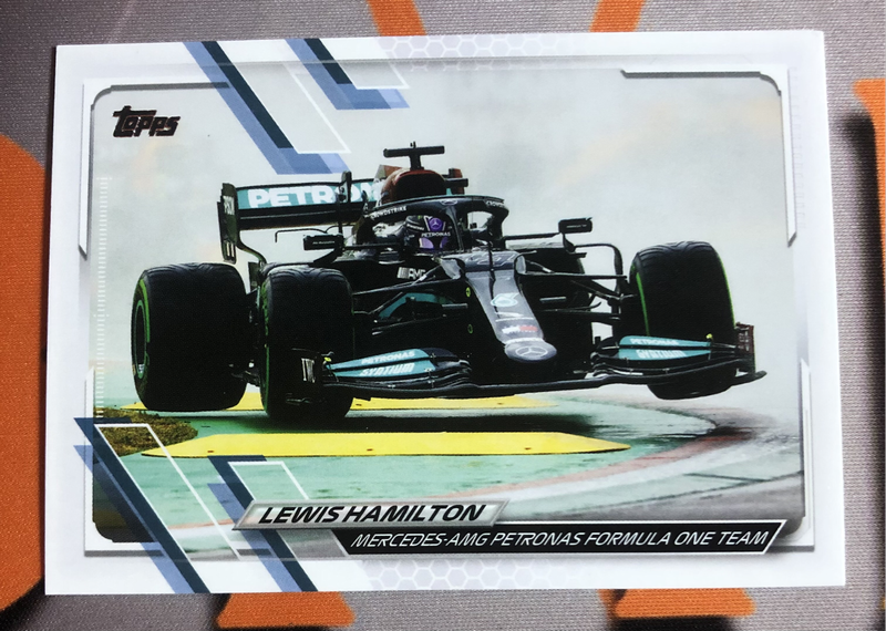Lewis Hamilton RARE Formula One 2021 F1 Topps Chrome trading card