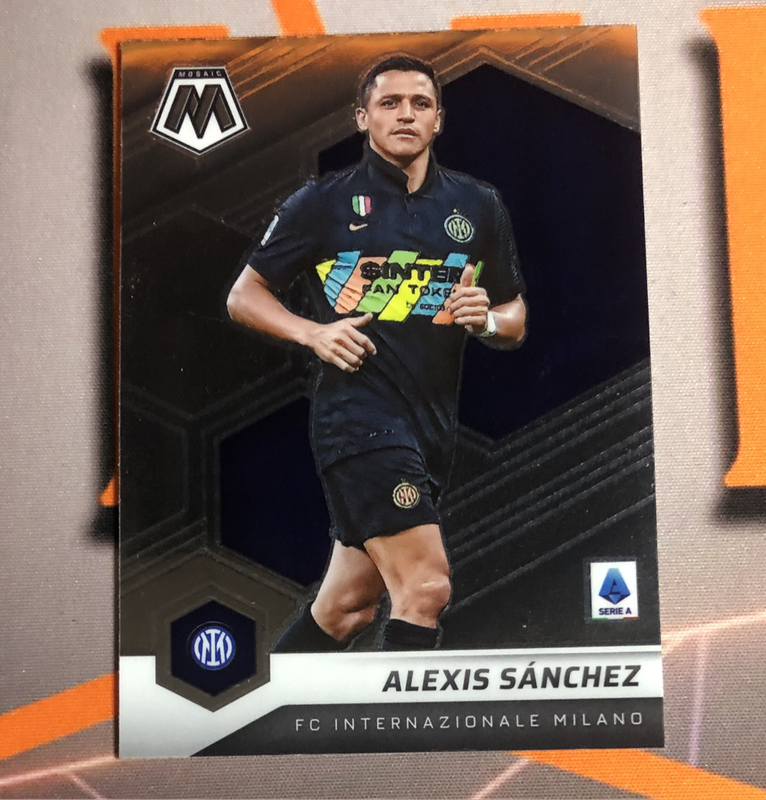 Alexis Sanchez Mosaic 2021 soccer trading card