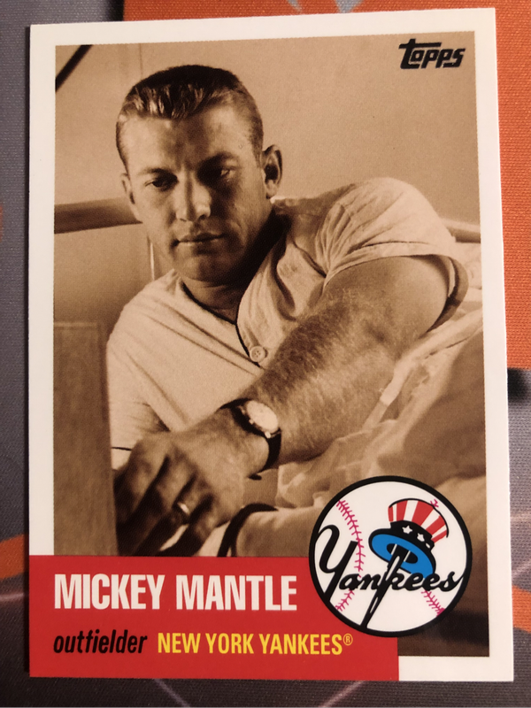 Mickey Mantle 2007 New York Yankees Rare Topps Baseball trading card