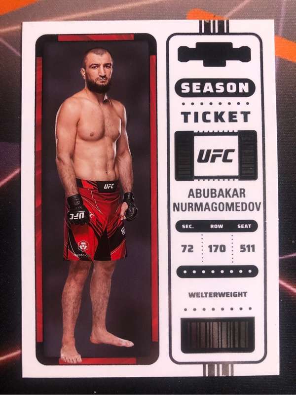 Abubakar Nurmagomedov Season Ticket 2023 Chronicles UFC trading card