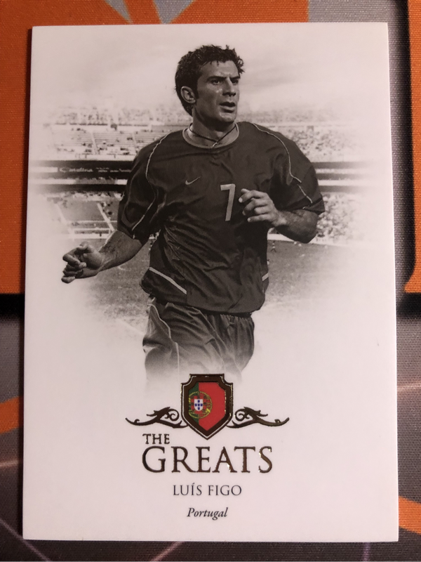 Luis Figo High-end FUTERA soccer trading card 
