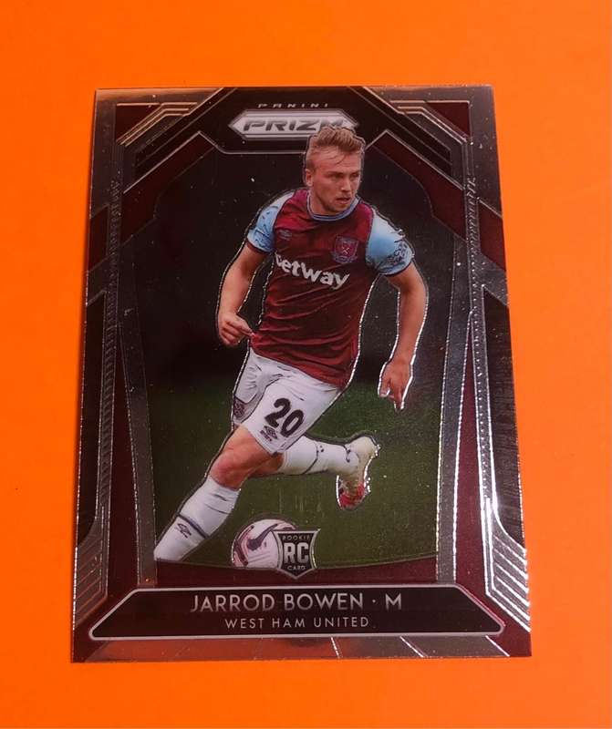 Jarrod Bowen ROOKIE Prizm 2020 Soccer trading card