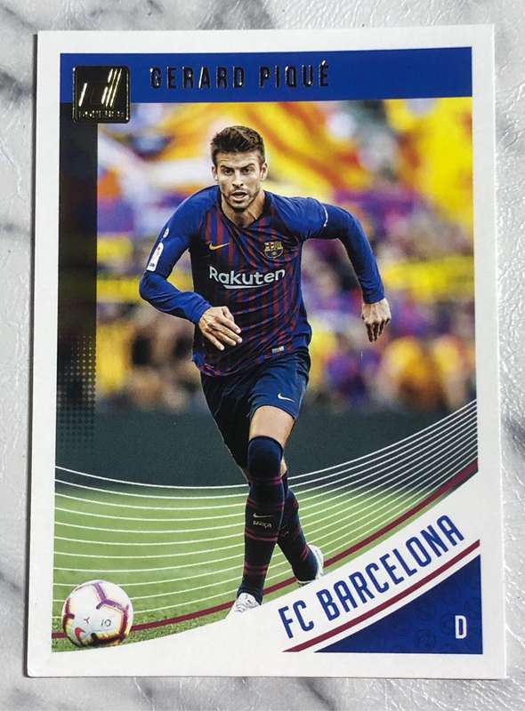 Gerard Pique Super RARE 2019 Donruss Soccer trading card