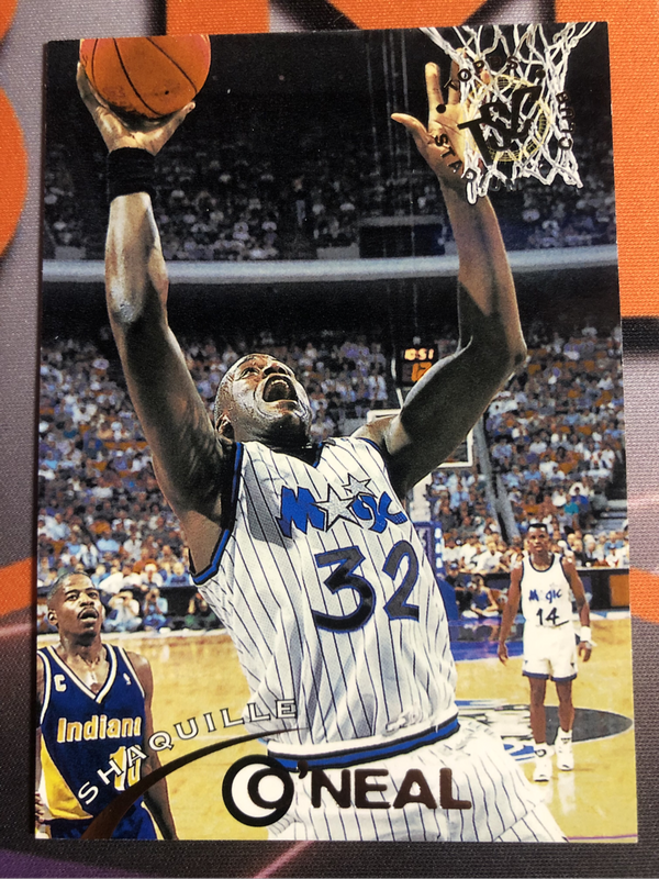 Shaquille Oneal Topps 1994 NBA basketball trading card