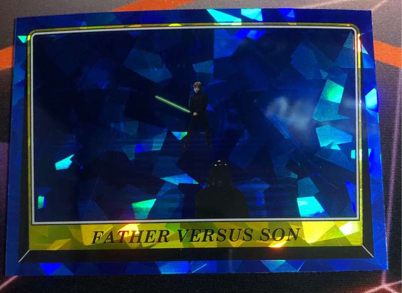 Luke Skywalker BUNDLE Blue SAPHIRE Topps Star Wars trading card