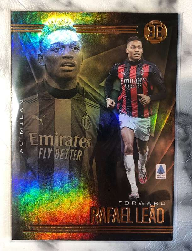 Rafael Leao Chronicles ILLUSIONS 2020 soccer trading card
