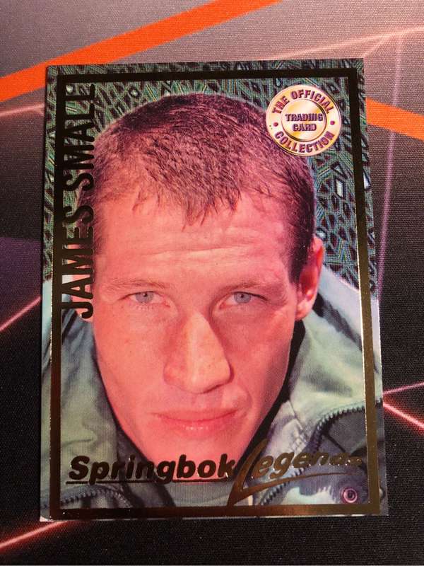 James Small Springbok Legends 1997 Rugby trading card