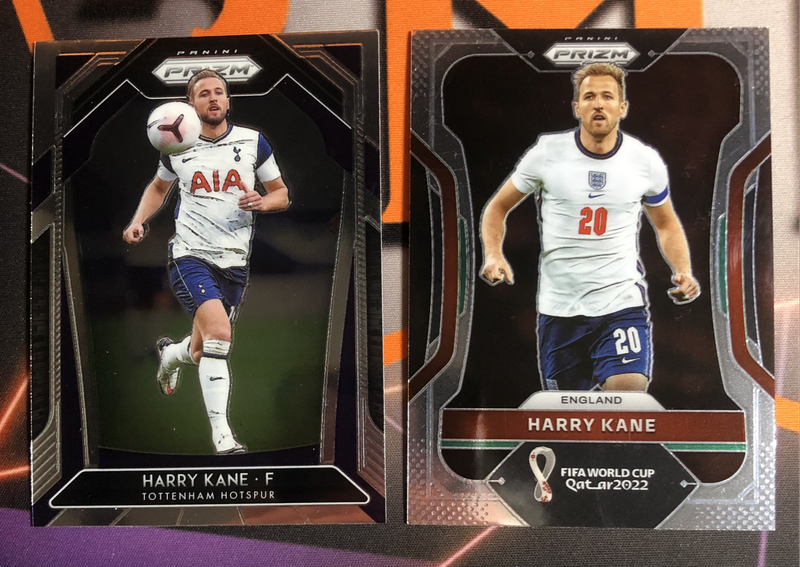 Harry Kane BUNDLE of 2 rare DISCOUNTED Soccer trading cards