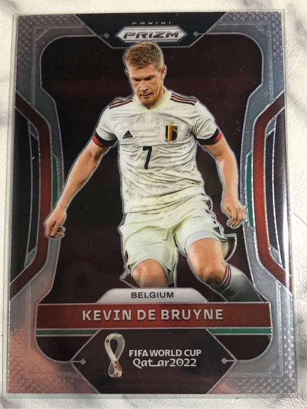 Kevin De Bruyne World Cup Prizm 2022 Soccer trading card