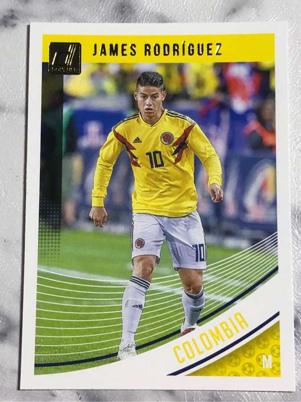 James Rodriguez Super RARE 2019 Donruss Soccer trading card