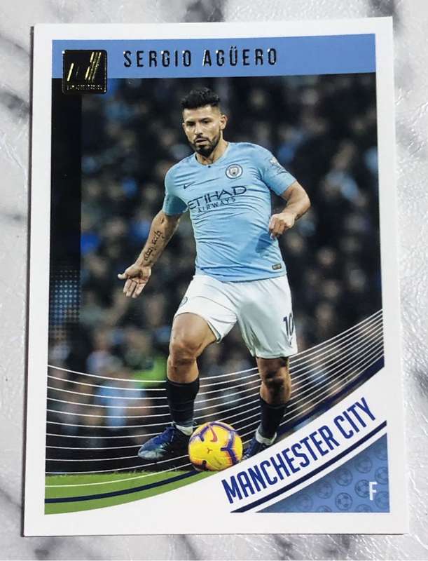 Sergio Aguero Super RARE 2019 Donruss Soccer trading card