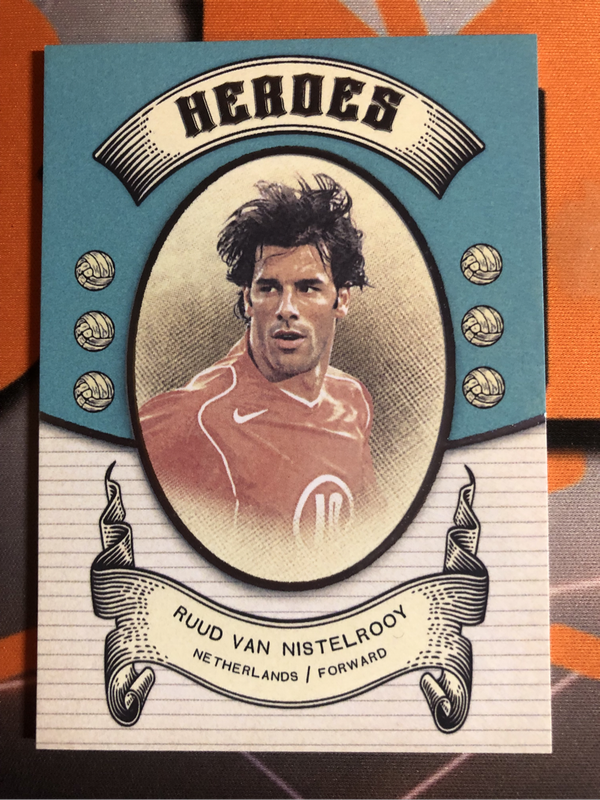 Ruud van Nistelrooy NUMBERED out of 250 HEROES FUTERA High End Soccer trading card