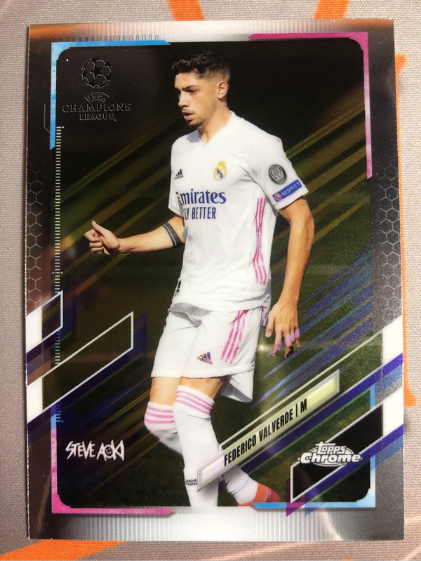 Valverde LIMITED Edition 2021 Steve Aoki soccer trading card