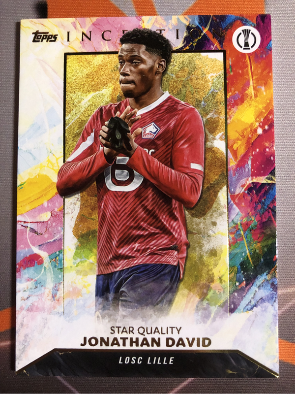 Jonathan David Topps INCEPTION Soccer trading card