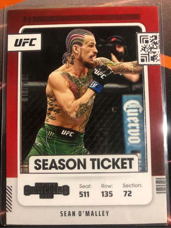 Sean O Malley BUNDLE of 2 Chronicles 2022 UFC trading cards