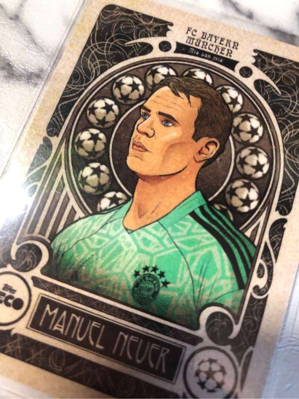 Manuel Neuer ARTISTRY Topps Deco 2022 RARE soccer trading card