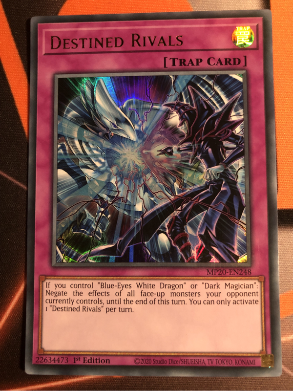 Blue Eyes VS Dark Magician Destined Rivals 2020 MP20-EN248 Yugioh trading card