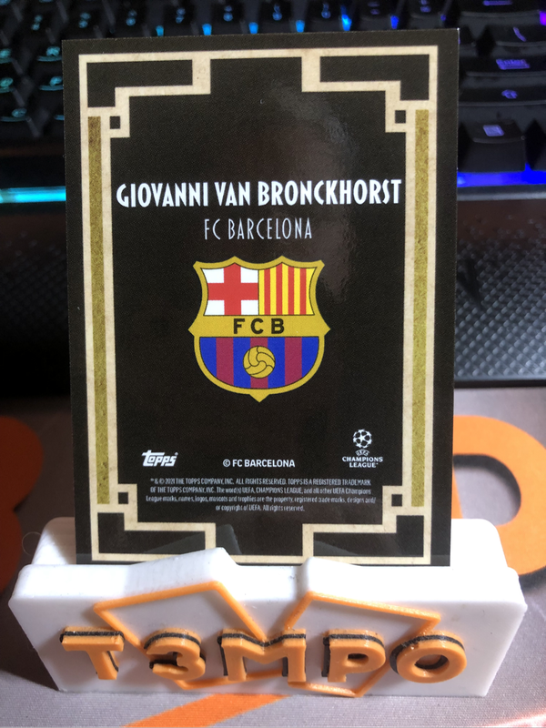 Giovanni Bronckhurst Topps deco 2022 soccer trading card