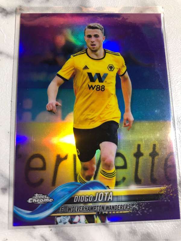 Diogo Jota ROOKIE Numbered out of 150 EPL Topps chrome 2019 soccer trading card