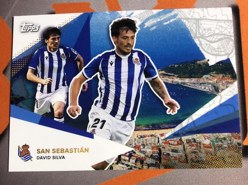 David Silva Topps 2021 soccer trading card