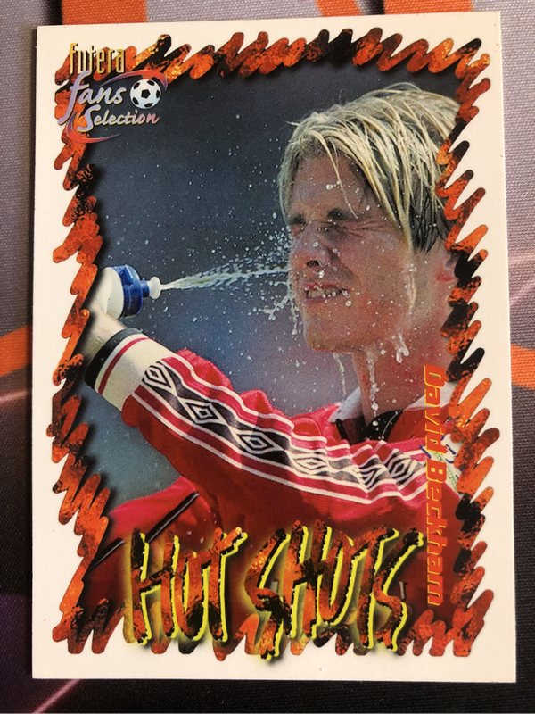 David Beckham VINTAGE Futera 2000 soccer trading card