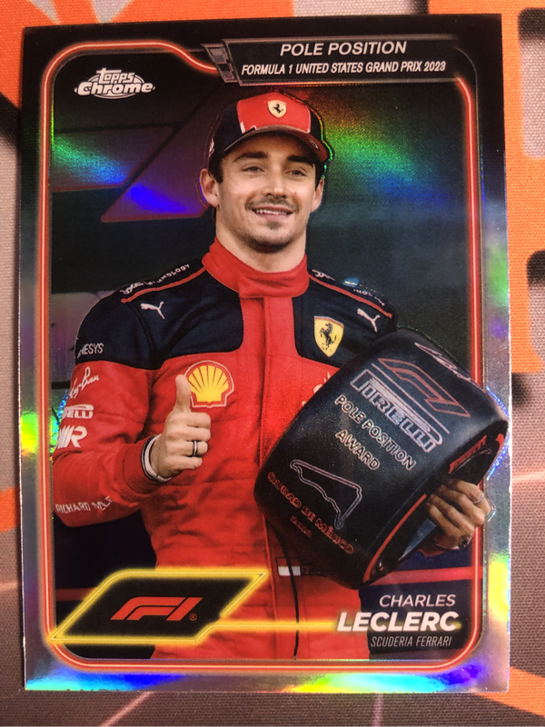 Charles Leclerc REFRACTOR 2024 F1 Topps Chrome 2024 trading card