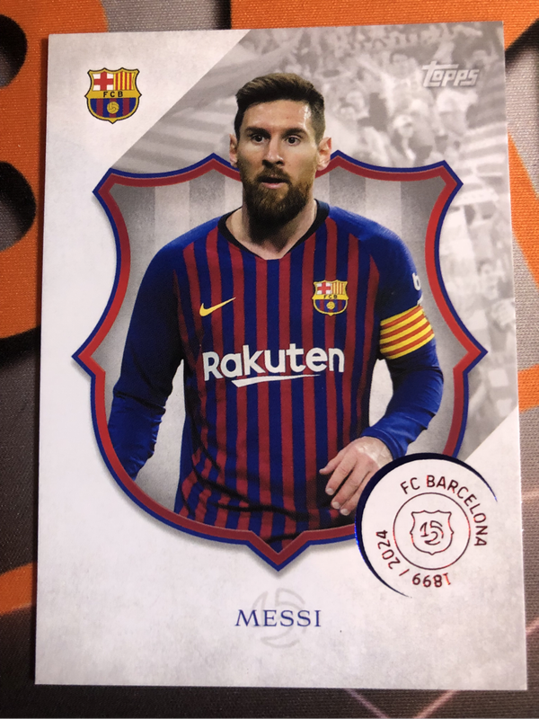 Lionel Messi Topps 2024 Soccer trading card