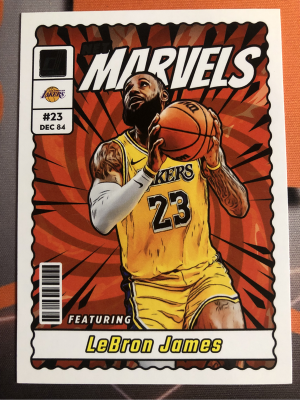 Lebron James Rare MARVEL Insert 2023 Donruss NBA Basketball trading card