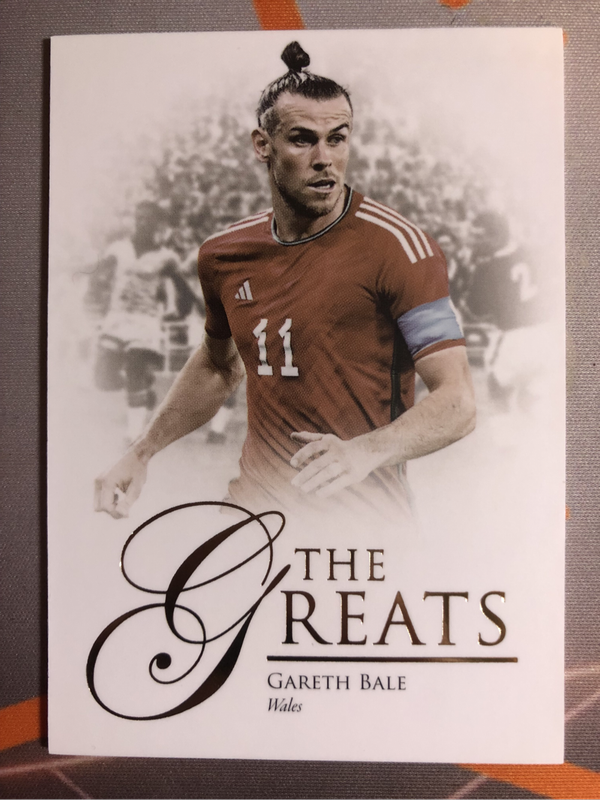 Gareth Bale THE GREATS 2023 FUTERA High End Soccer trading card