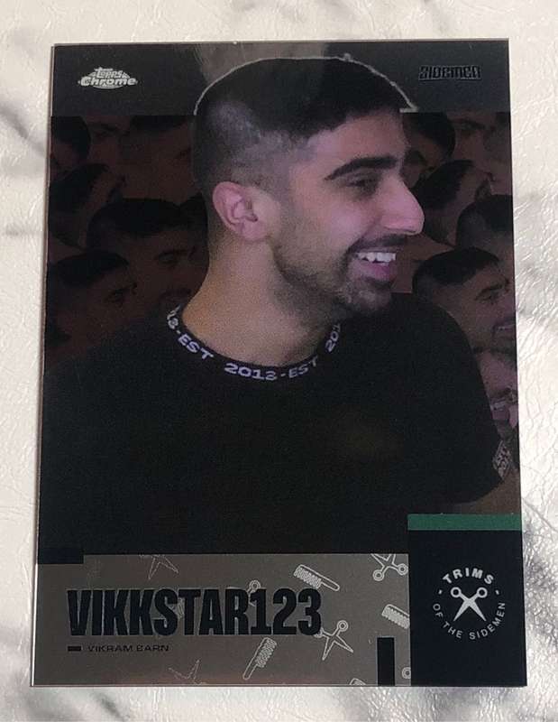 Vikkstar123 Topps Chrome Sidemen 2023 trading card