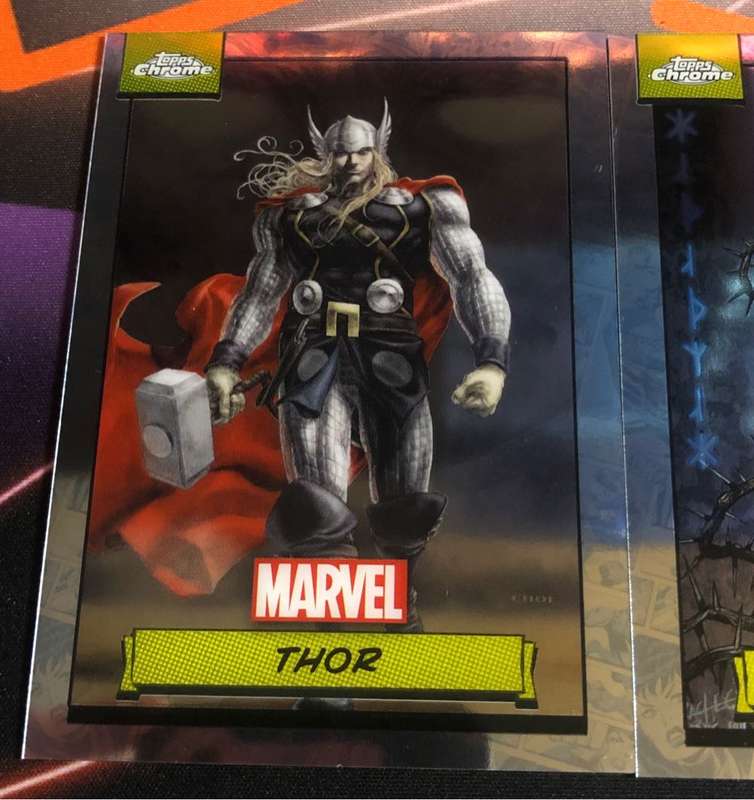 Thor & Loki BUNDLE Topps Chrome 2024 Marvel trading cards